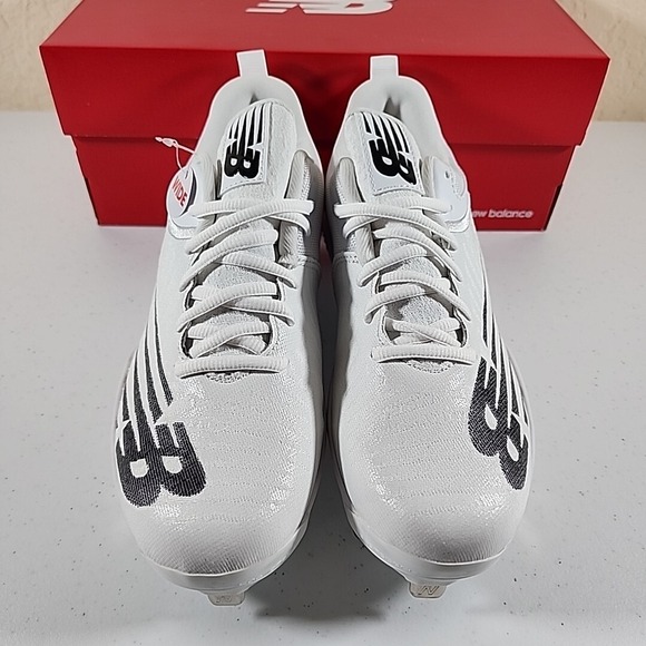 New Balance Baseball Cleats Mens 6.5 Wide White Fuel Cell 4040 v6 Trainer Shoes - Picture 3 of 10